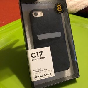 MVMT C-17 Slim Suede NavyBlue iPhone Case 6/6s/7/8